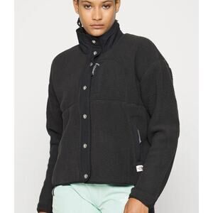 The North Face Cragmont High Pile Fleece Jacket Black Size Large